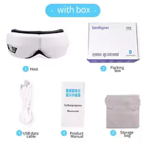ZenVision Pro - Smart Eye Massager with Heat & Bluetooth