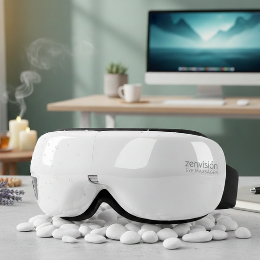 ZenVision Pro - Smart Eye Massager with Heat & Bluetooth