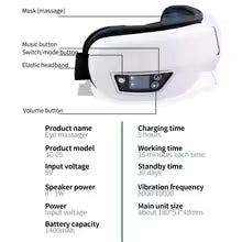 ZenVision Pro - Smart Eye Massager with Heat & Bluetooth